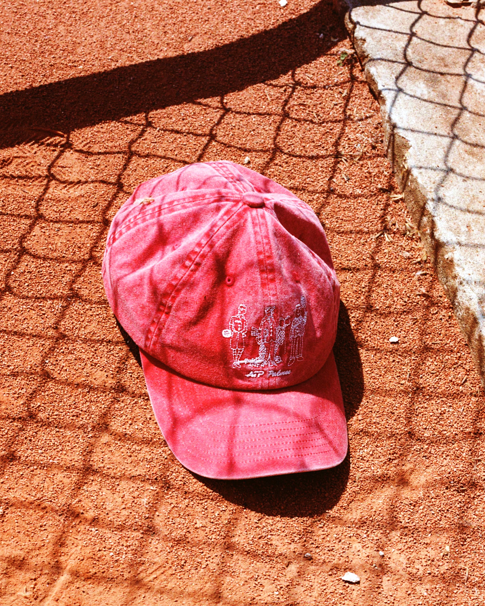 ATP + Palmes 6-Panel Cap Red