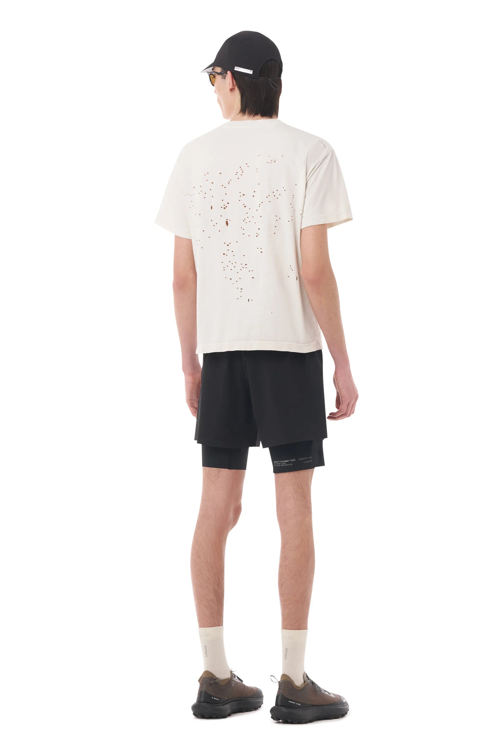 MothTech T-Shirt Off White Logo by Satisfy