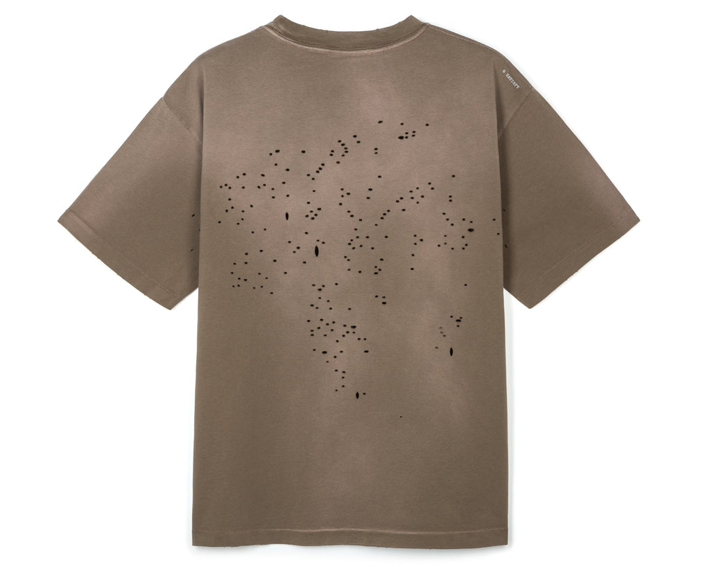 MothTech T-Shirt Sun Bleached Rain Drum by Satisfy, back