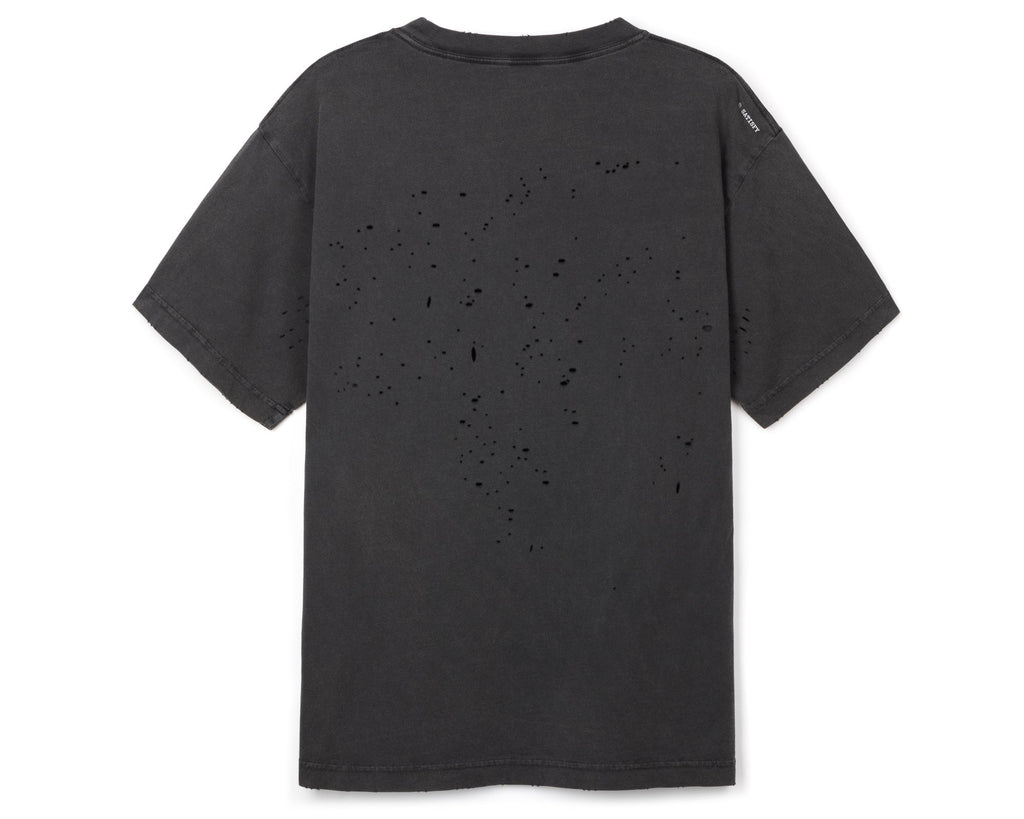 MothTech T-Shirt Aged Black by Satisfy, back
