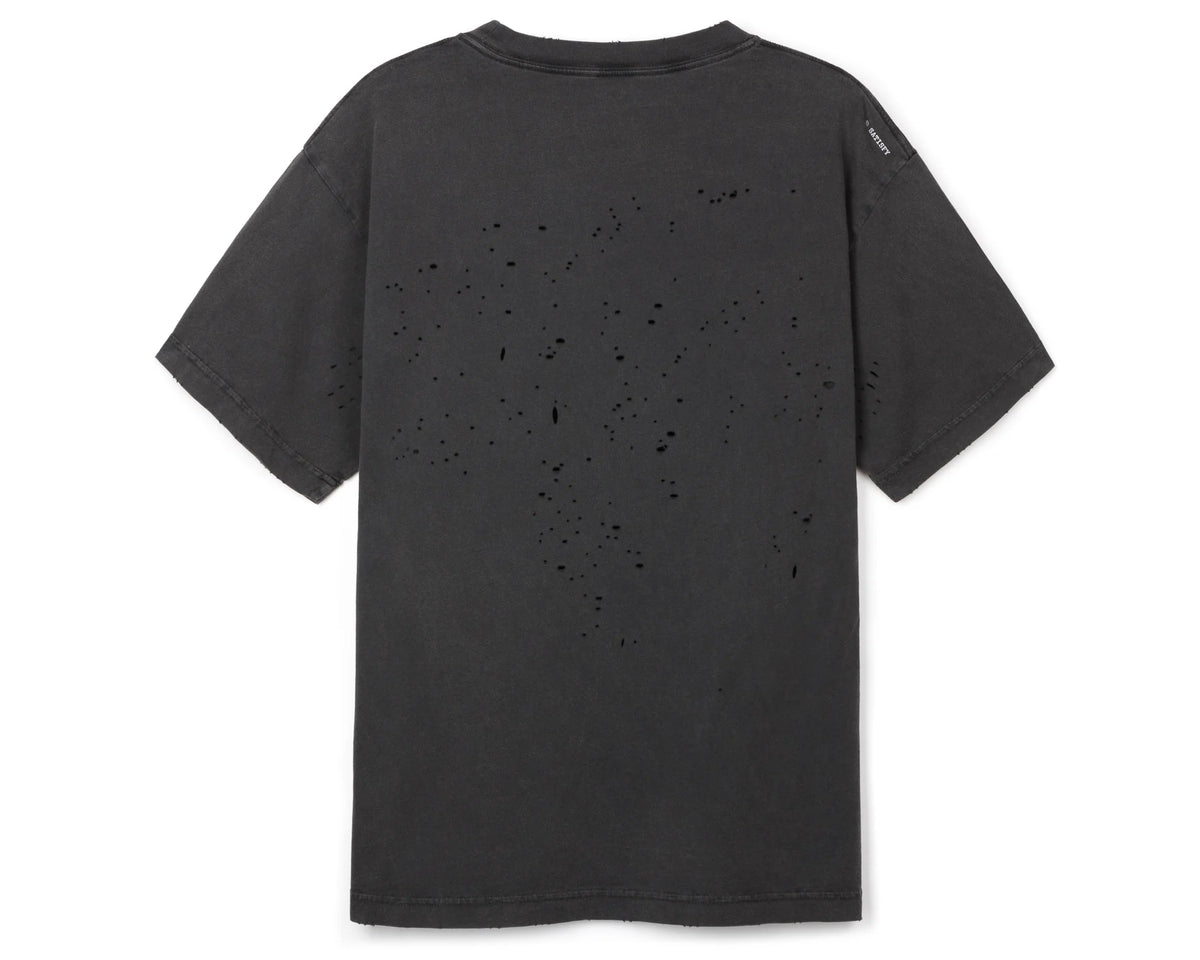 MothTech T-Shirt Aged Black Logo by Satisfy