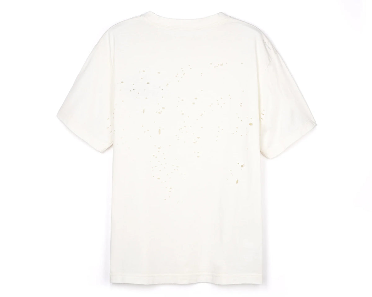 MothTech T-Shirt Off White Logo by Satisfy