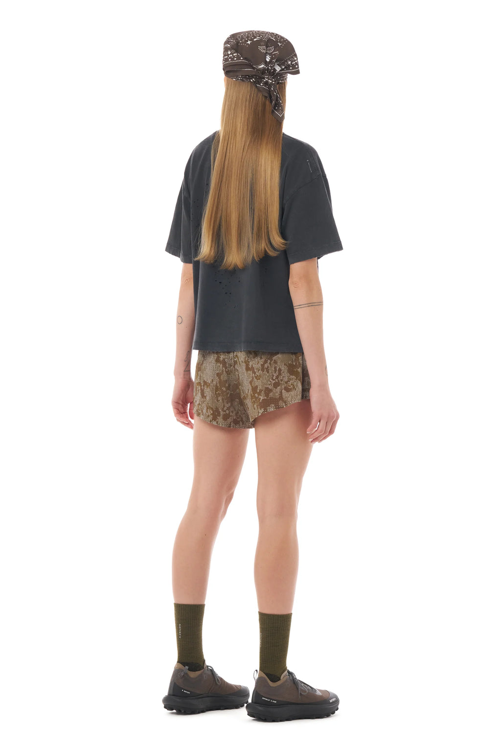 MothTech T-Shirt Aged Black Thunder by Satisfy