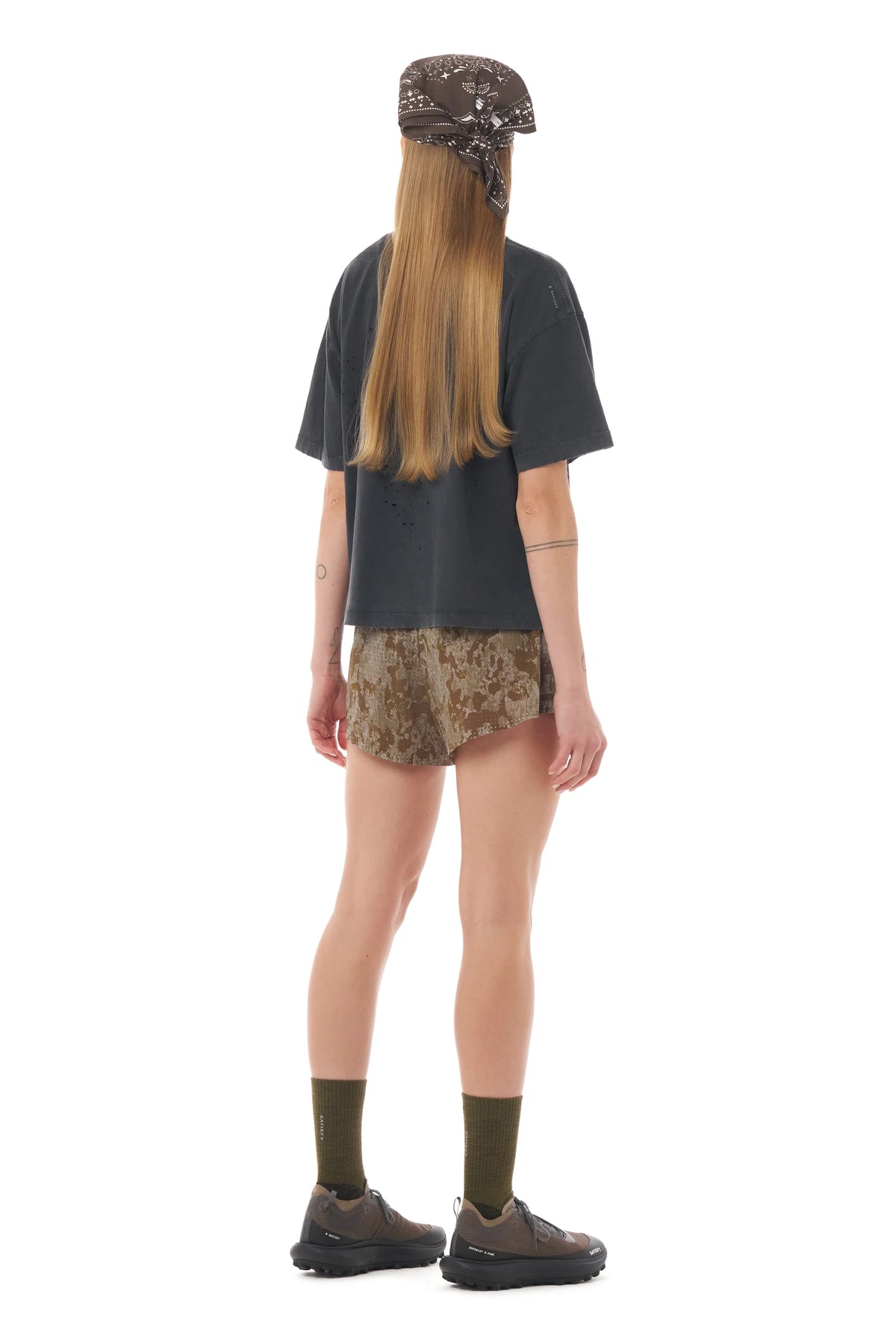 MothTech T-Shirt Aged Black Thunder by Satisfy