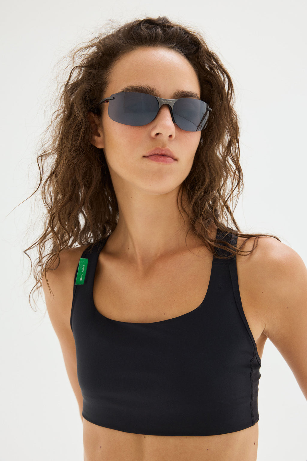 Medium Support Racer-Back Bra Black