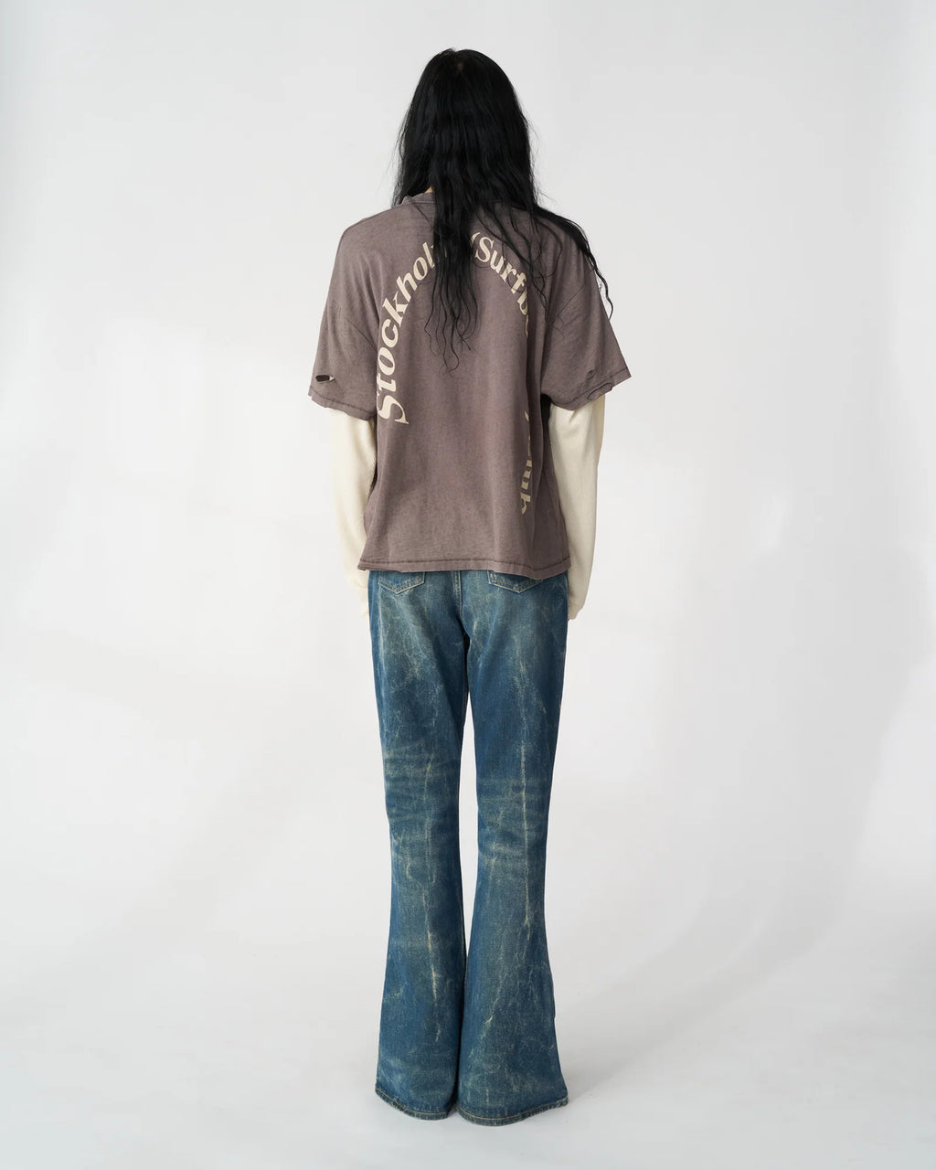 Back Logo Layered T-Shirt by Stockholm Surfboard Club