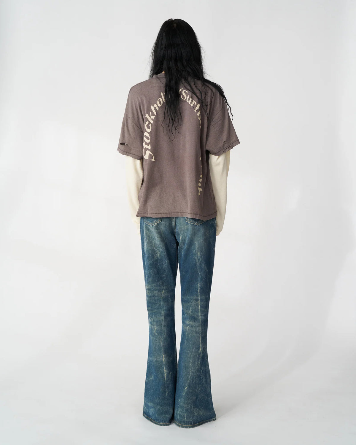 Back Logo Layered T-Shirt by Stockholm Surfboard Club