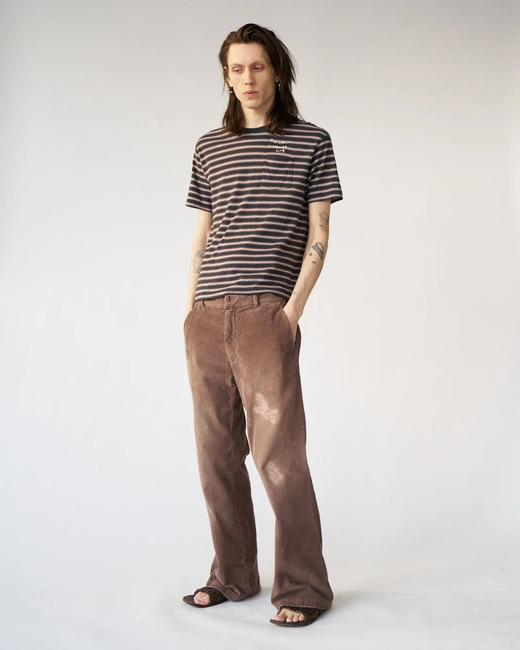 Tailored Bootcut Corduroy Trousers by Stockholm Surfboard Club