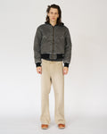 Garment Dyed Bomber Black by Stockholm Surfboard Club