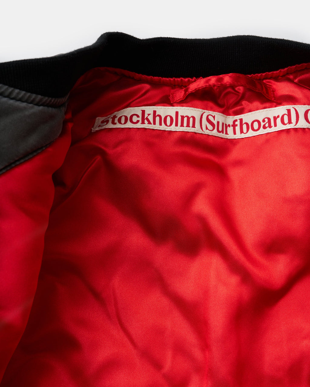 Garment Dyed Bomber Black by Stockholm Surfboard Club