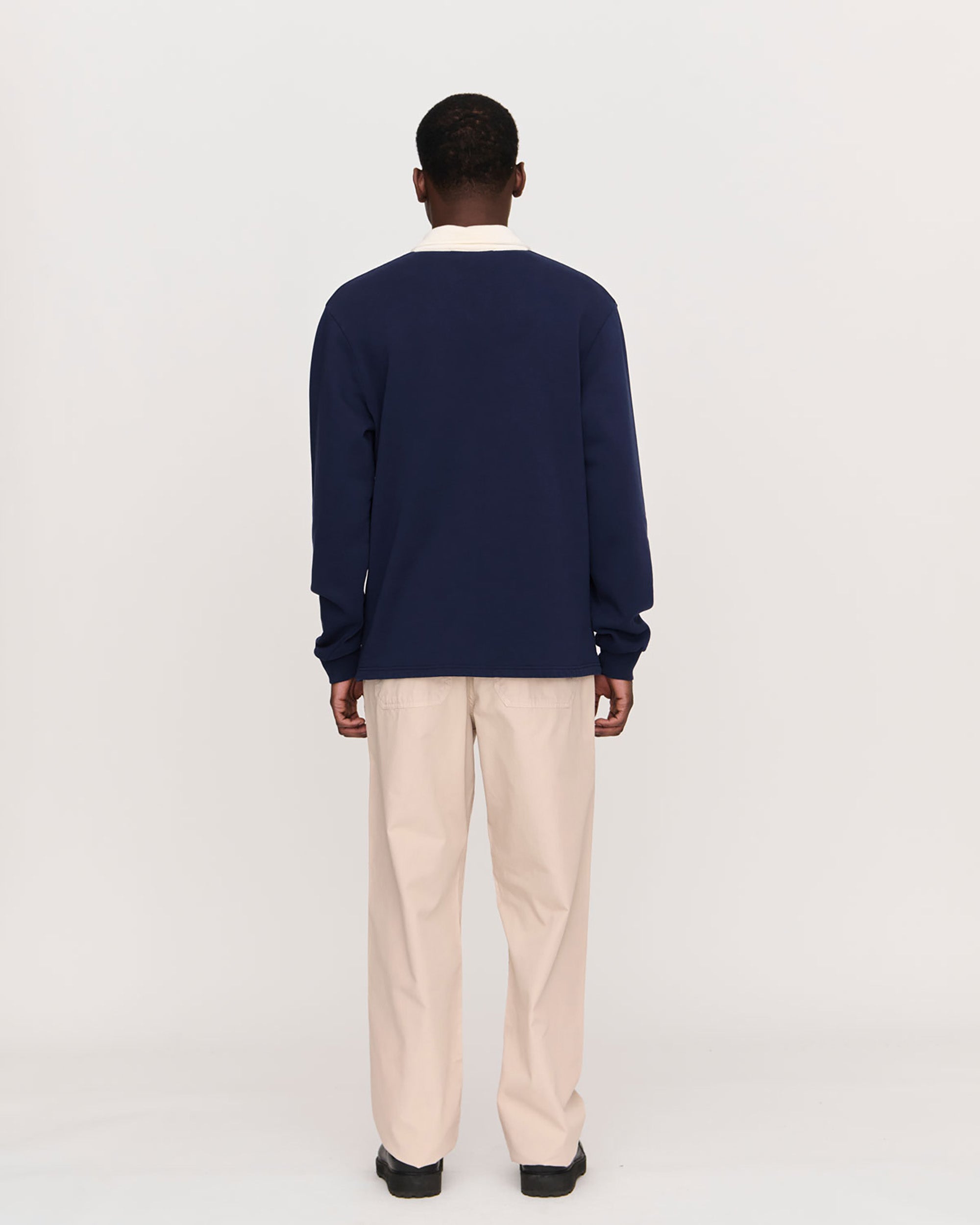 Boot Open Rugby Shirt Navy