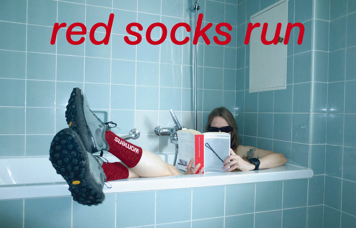 Red Socks Run Socks by rytme