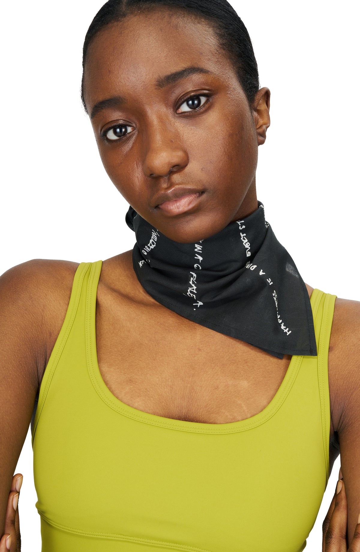 Mantra Scarf Black by UNNA