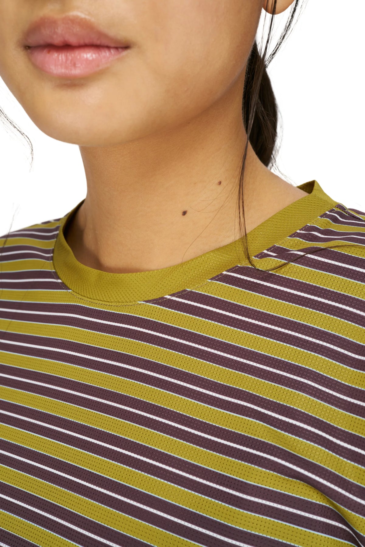 Women's Striped Long Sleeve in Mud Gold by UNNA