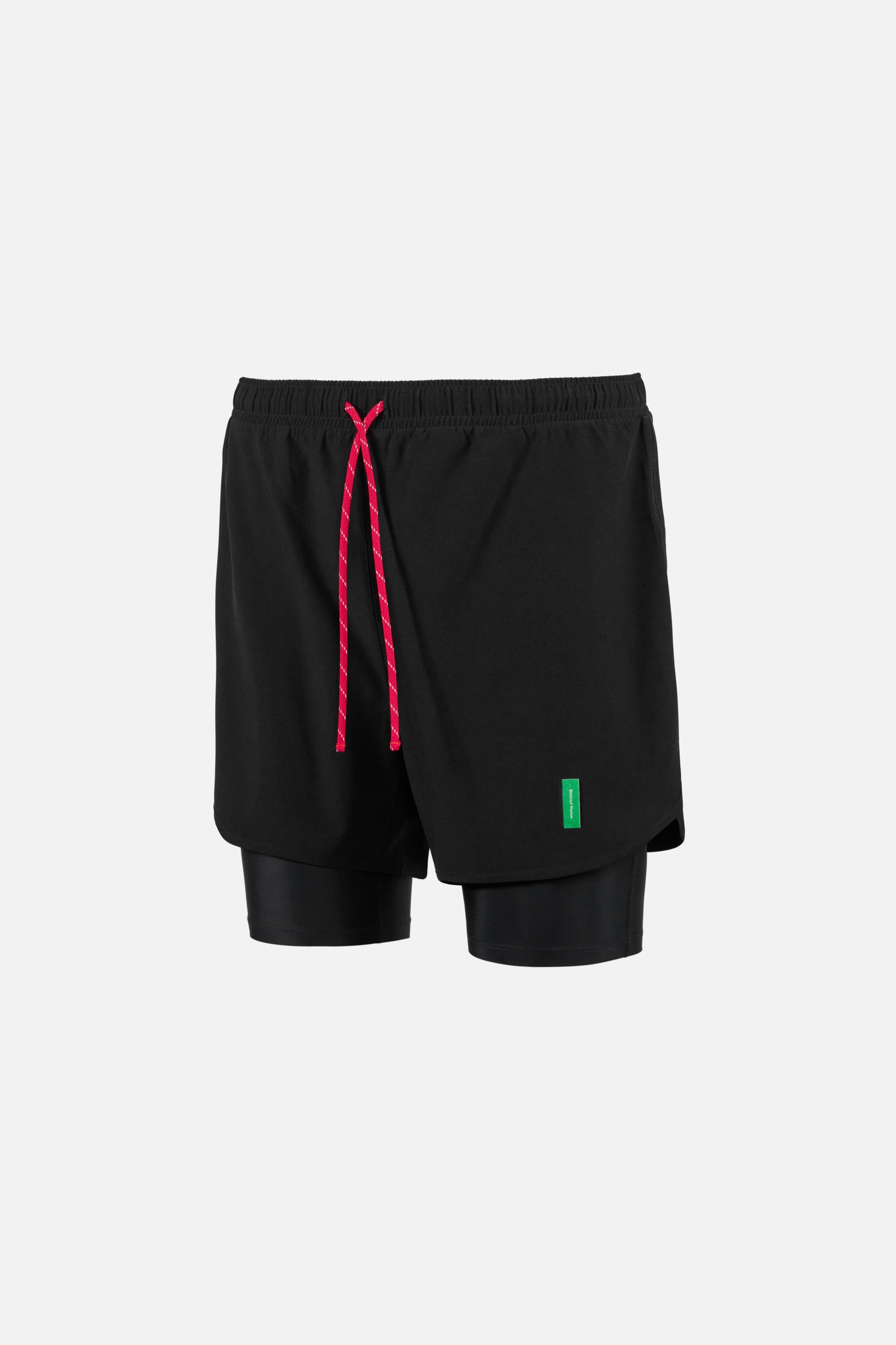 Layered Training Shorts Black