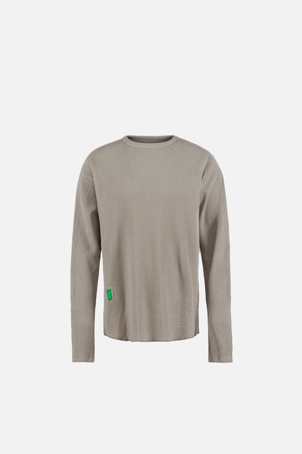 Long Sleeve Waffle Tee Stone Grey – District Vision