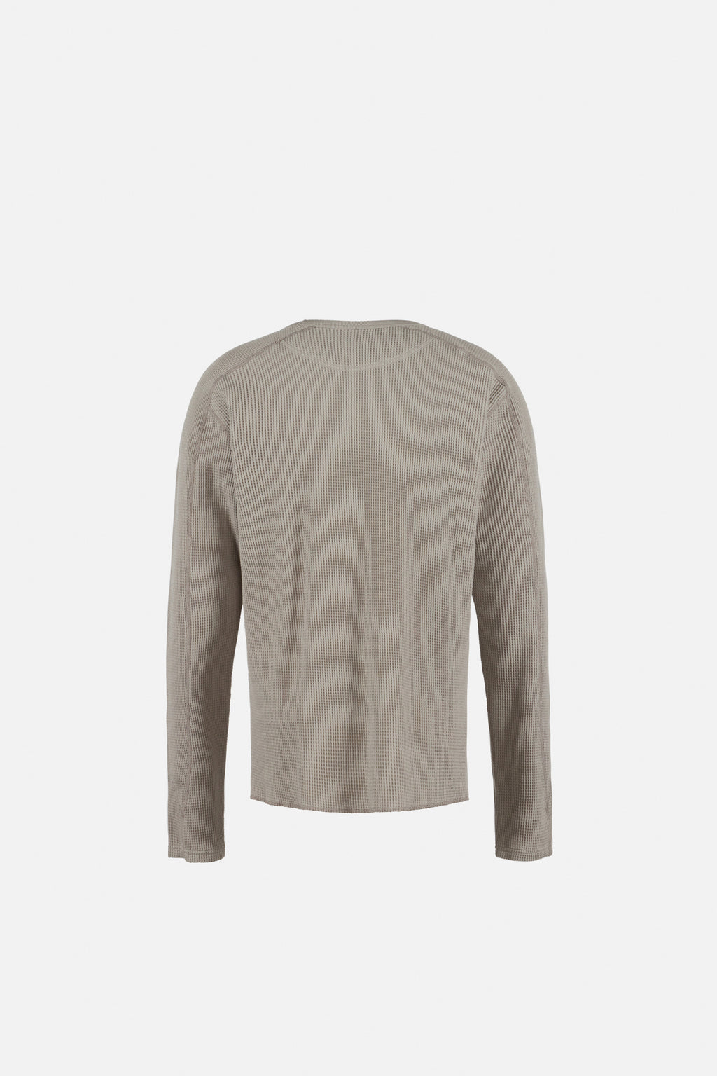 Long Sleeve Waffle Tee Stone Grey – District Vision