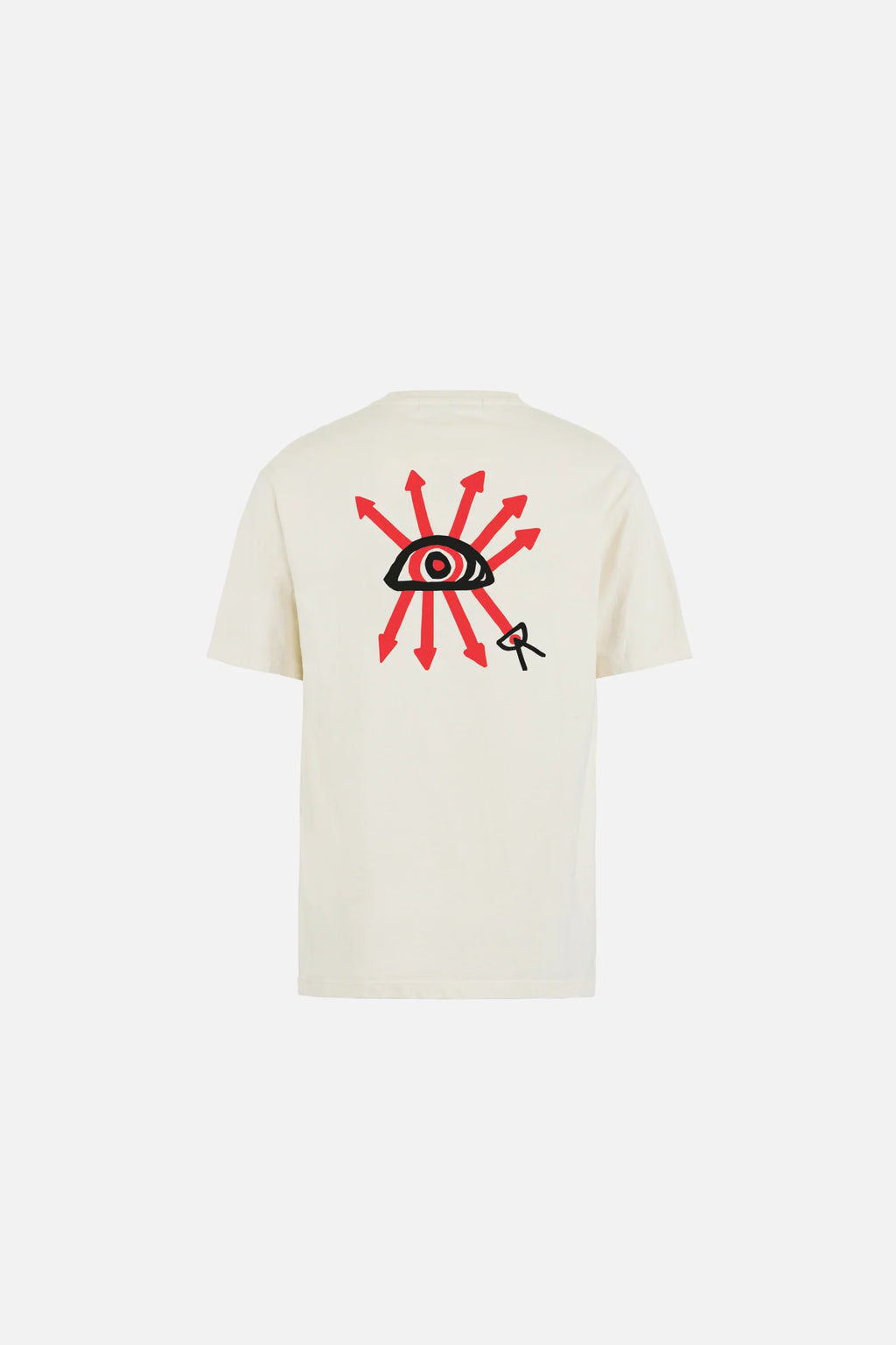 California Cotton Tee, Arrow Eye, Vintage White by District Vision