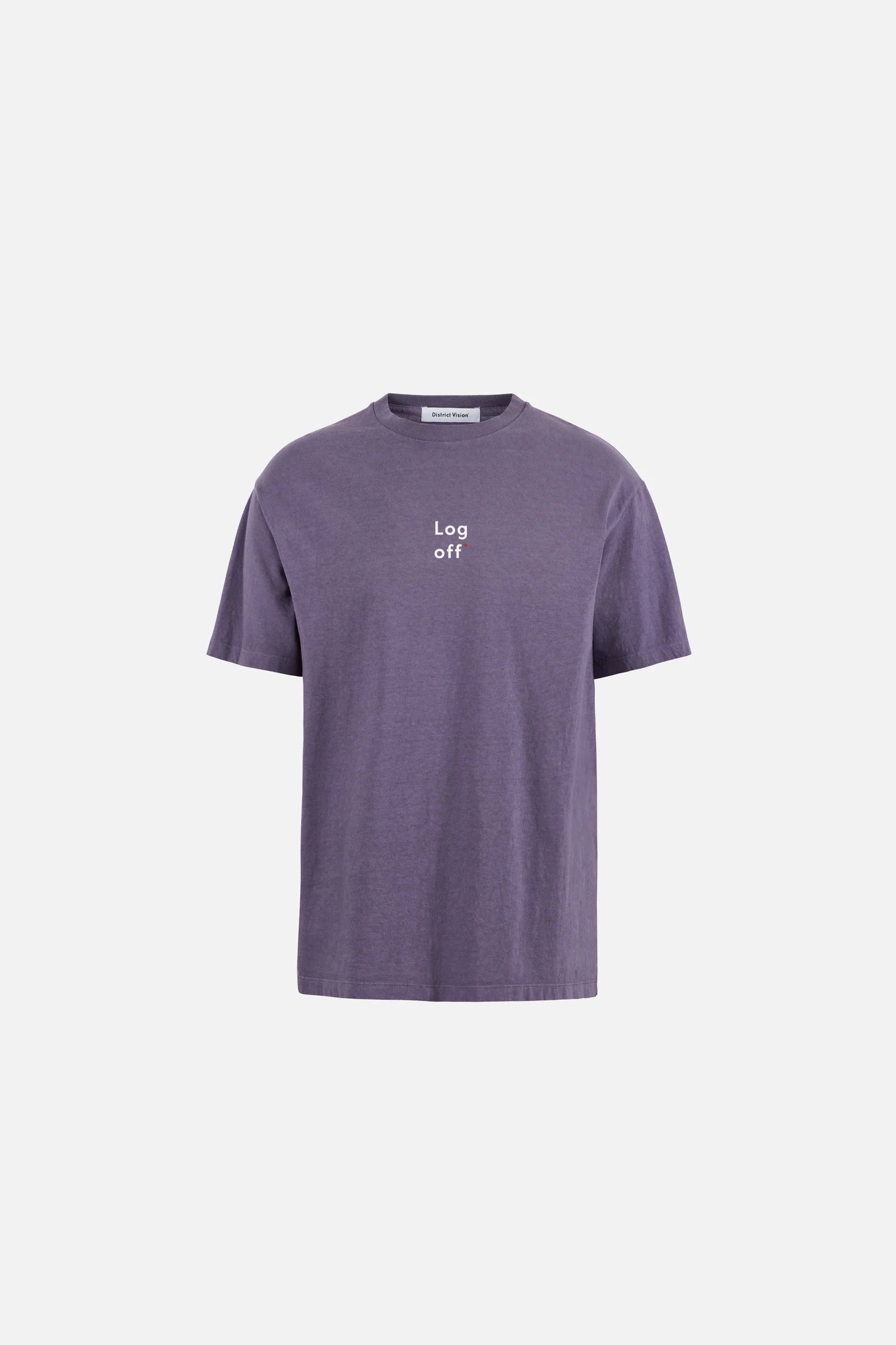 California Cotton Tee - Log Off Vintage Plum