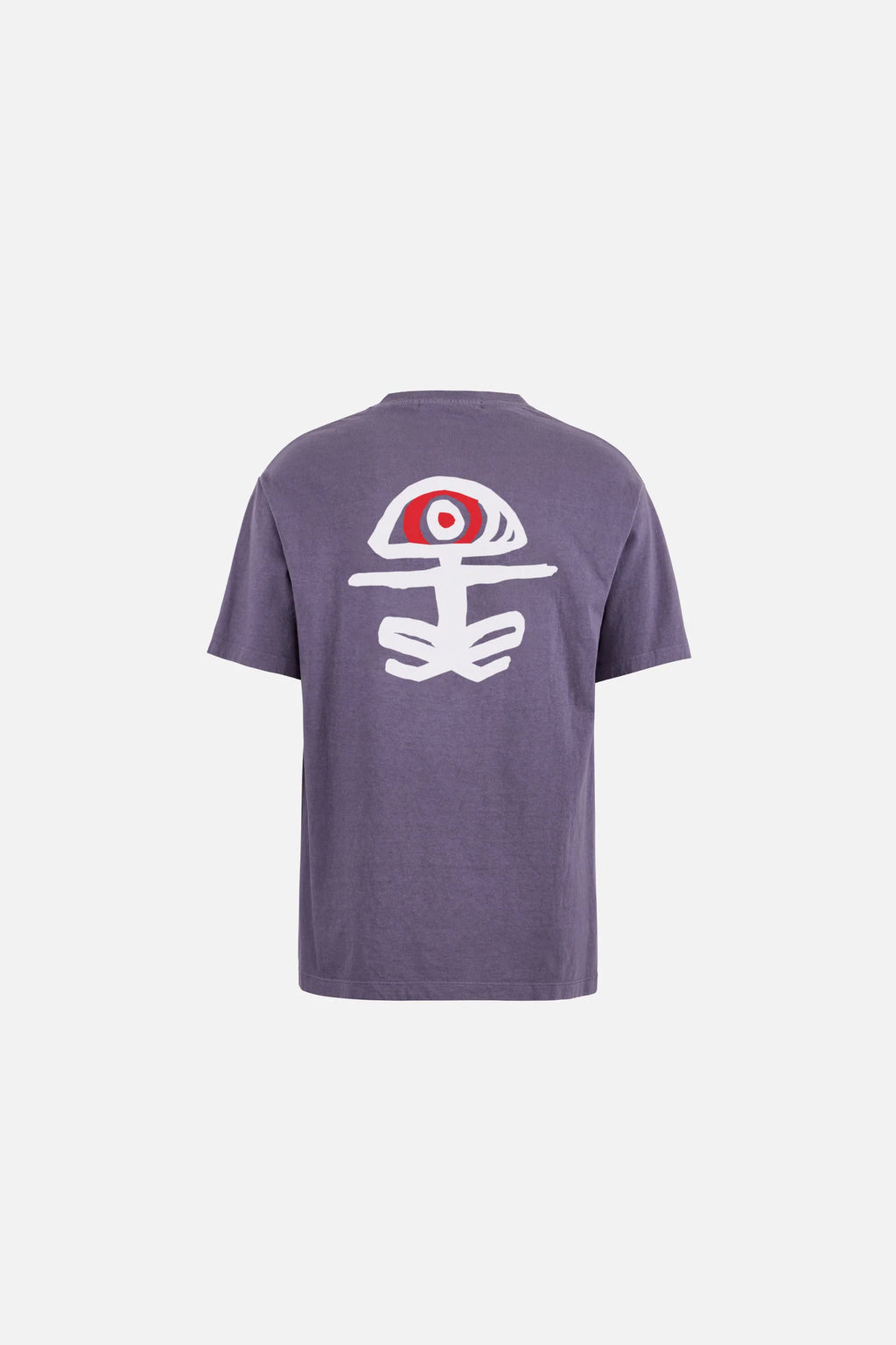 California Cotton Tee, Log Off, Vintage Plum by District Vision