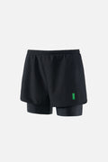 2-in-1 Trail Shorts Black