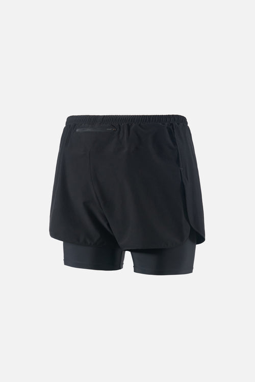 2-in-1 Trail Shorts Black