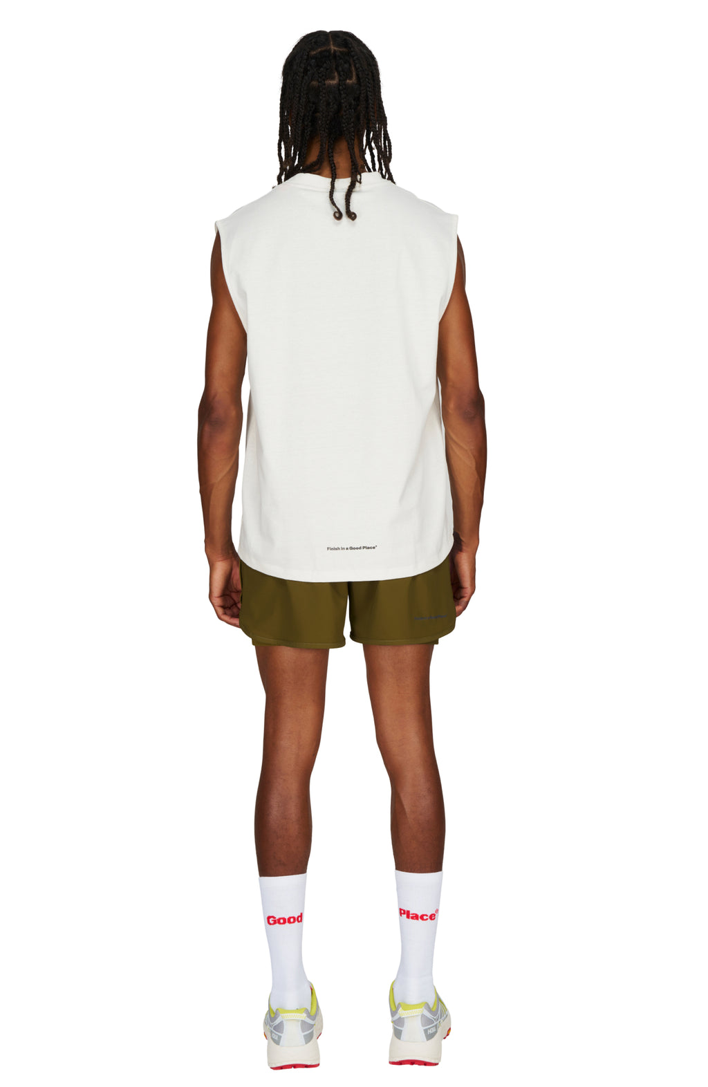 Men's Flex Tank in Vanilla White by UNNA