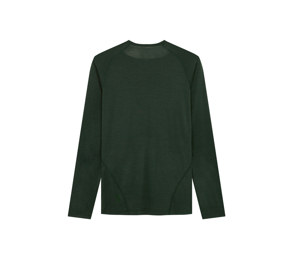 Men's L/S Merino & Silk Base Layer Forest Night by SOAR