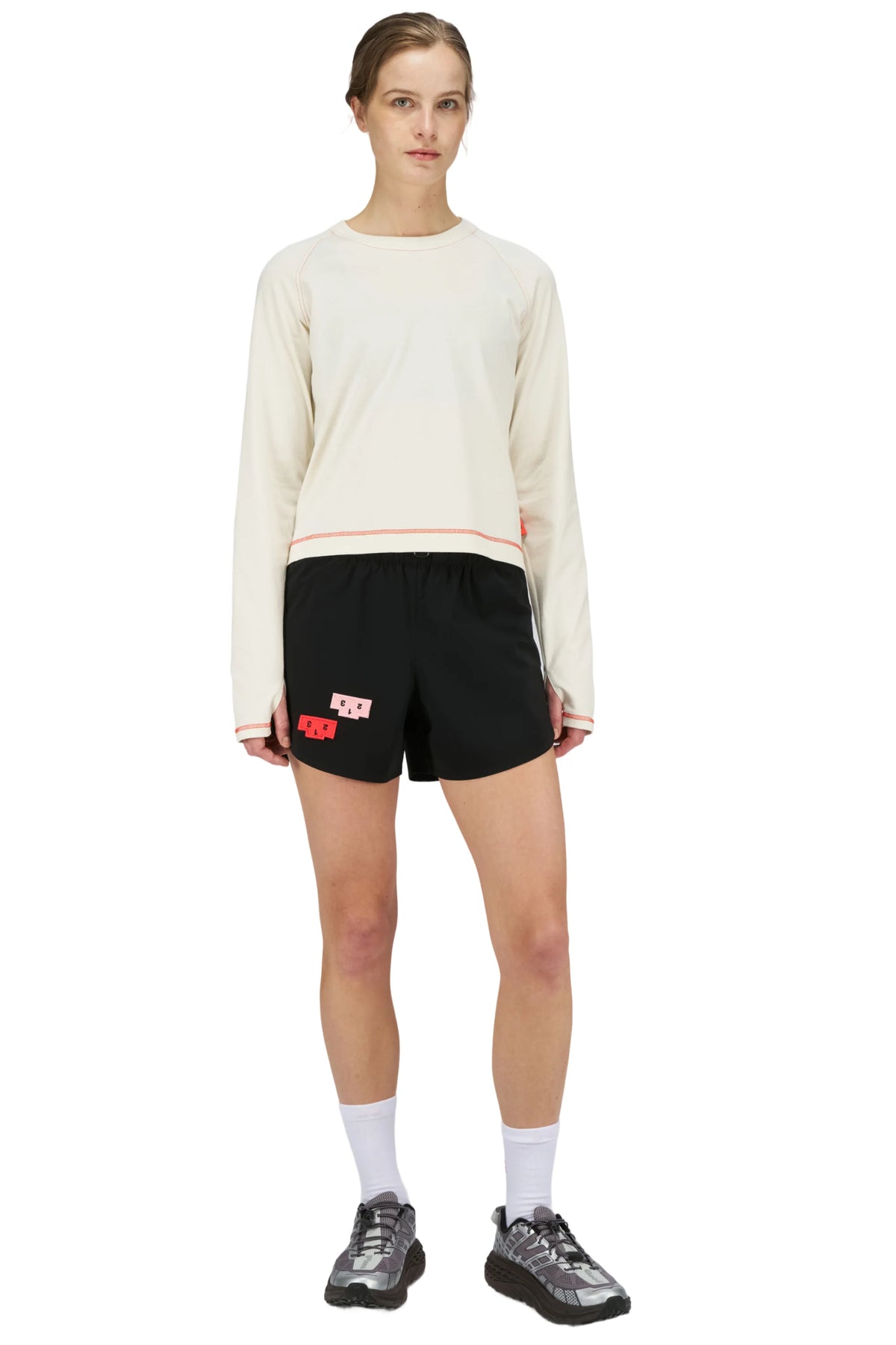 Women's Jogging 4 Fun Long Sleeve in Vanilla White by UNNA