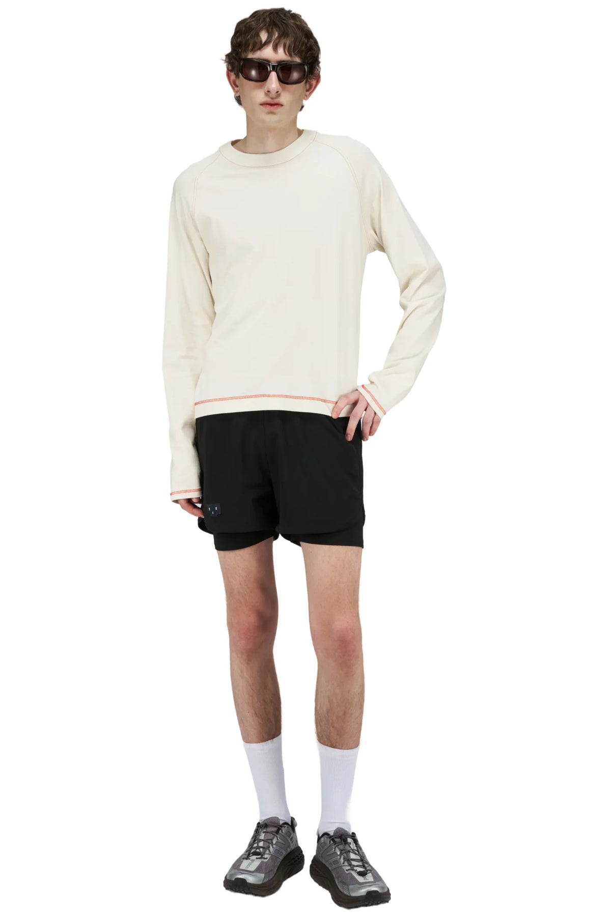 Men's Jogging 4 Fun Long Sleeve in Vanilla White by UNNA