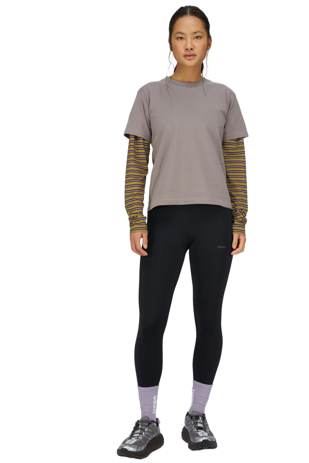 Women's Jogging 4 Fun Tee in Steel Grey by UNNA