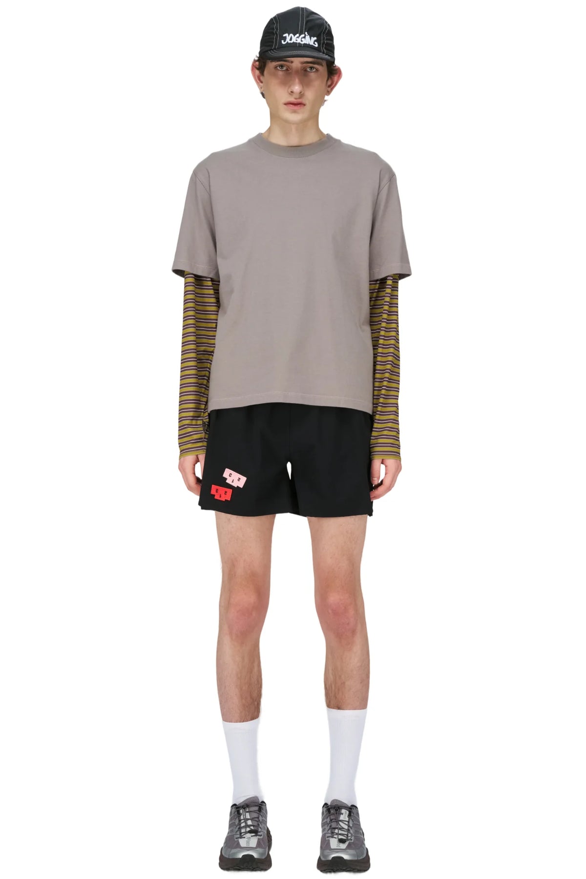 Men's Jogging 4 Fun Tee in Steel Grey by UNNA