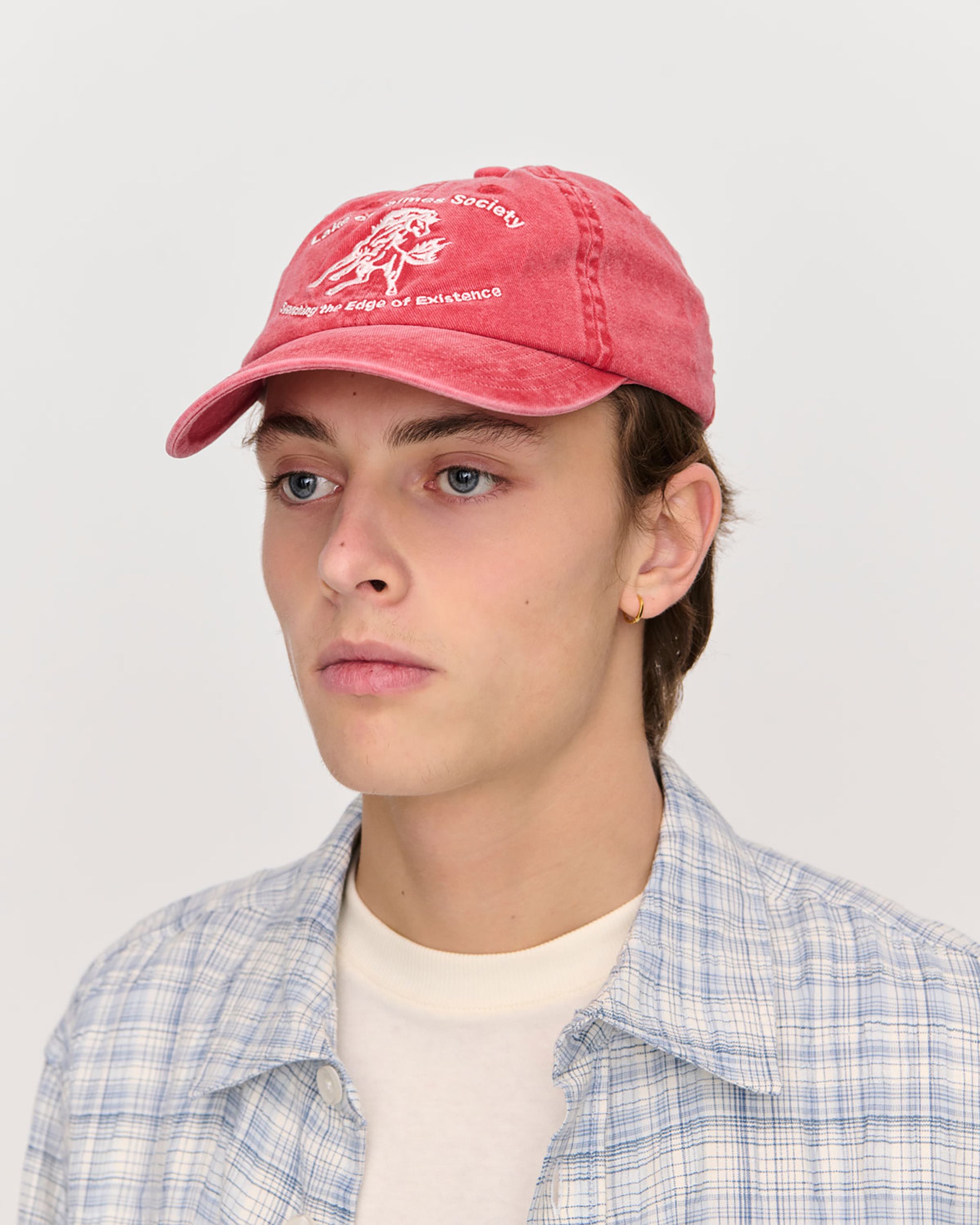 Lake 6-Panel Cap Red