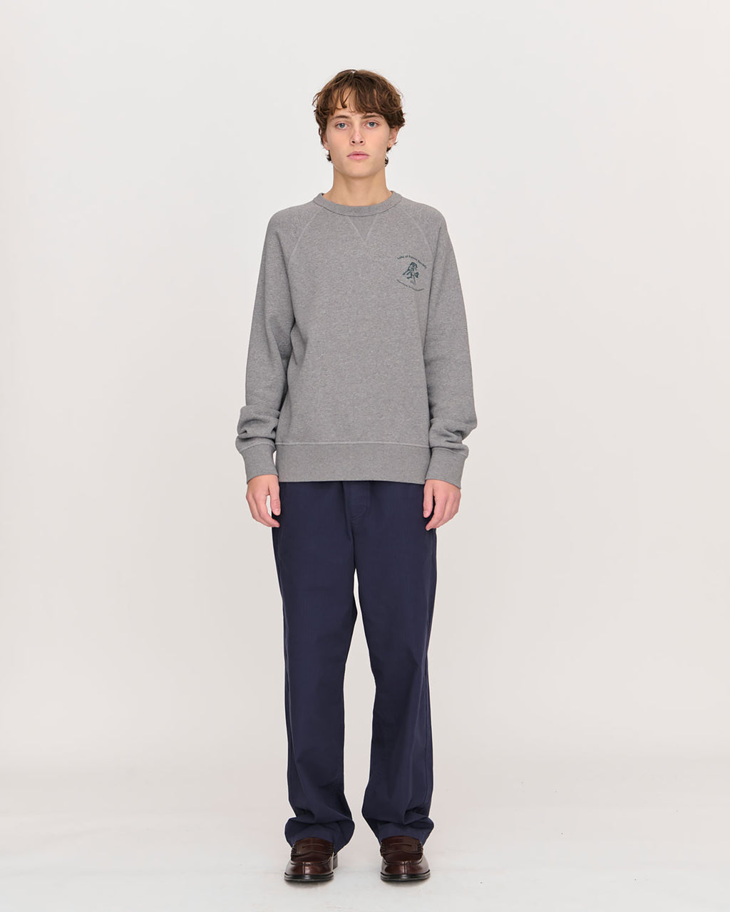 Lake Raglan Crewneck Grey Melange