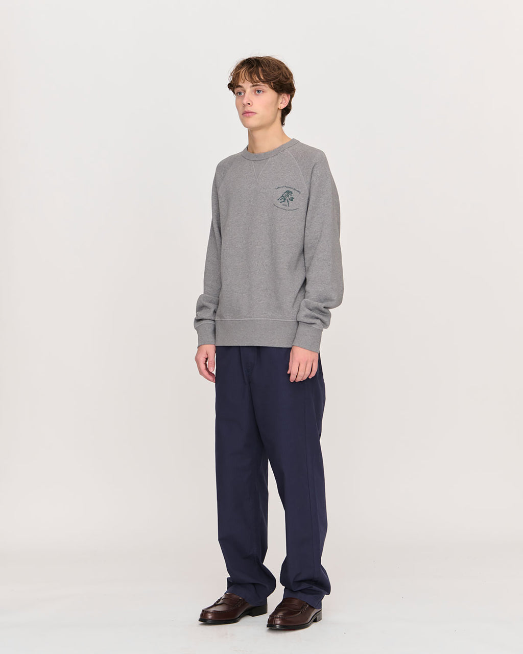 Lake Raglan Crewneck Grey Melange