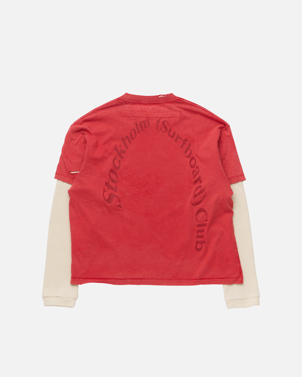 Layer Box Tee Signature Red