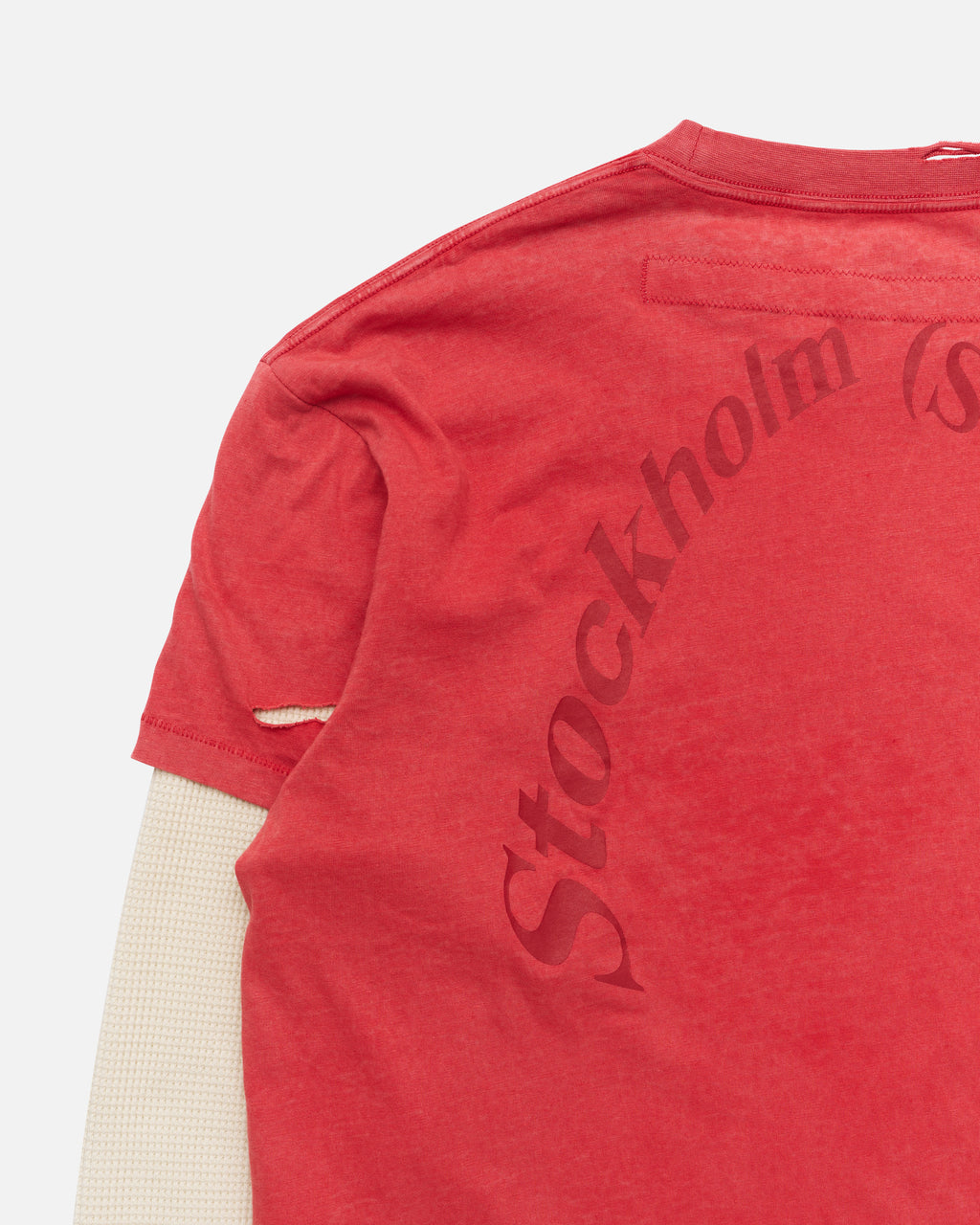 Layer Box Tee Signature Red