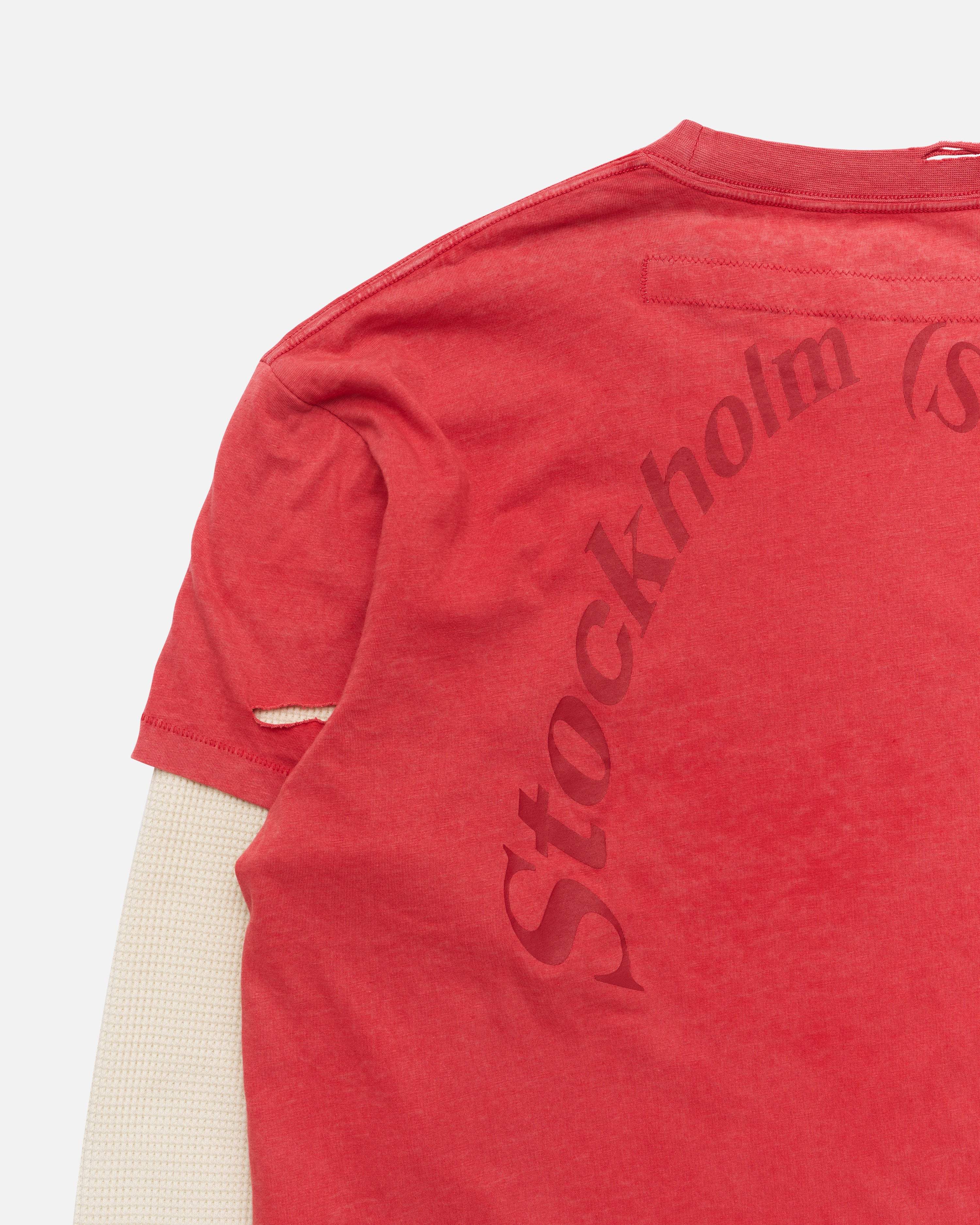 Layer Box Tee Signature Red