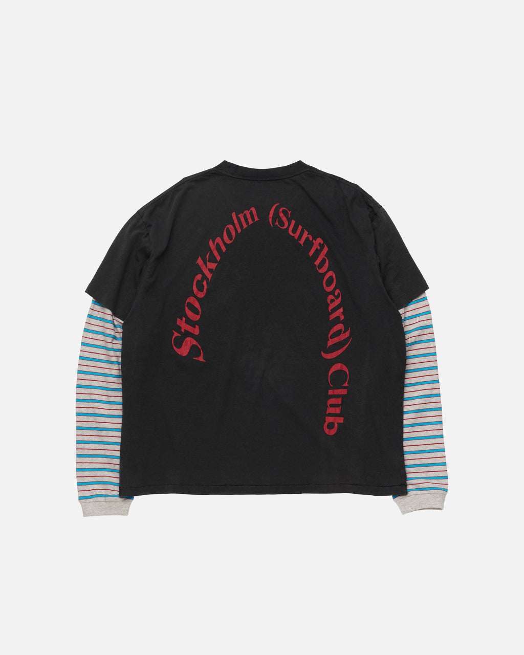Layer Box Tee Black/Stripe
