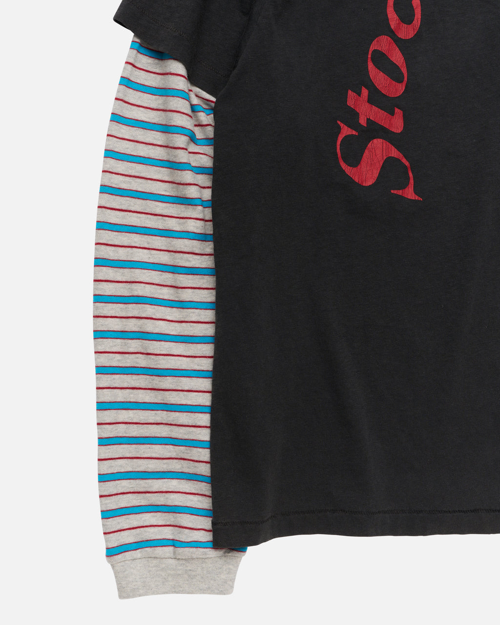 Layer Box Tee Black/Stripe