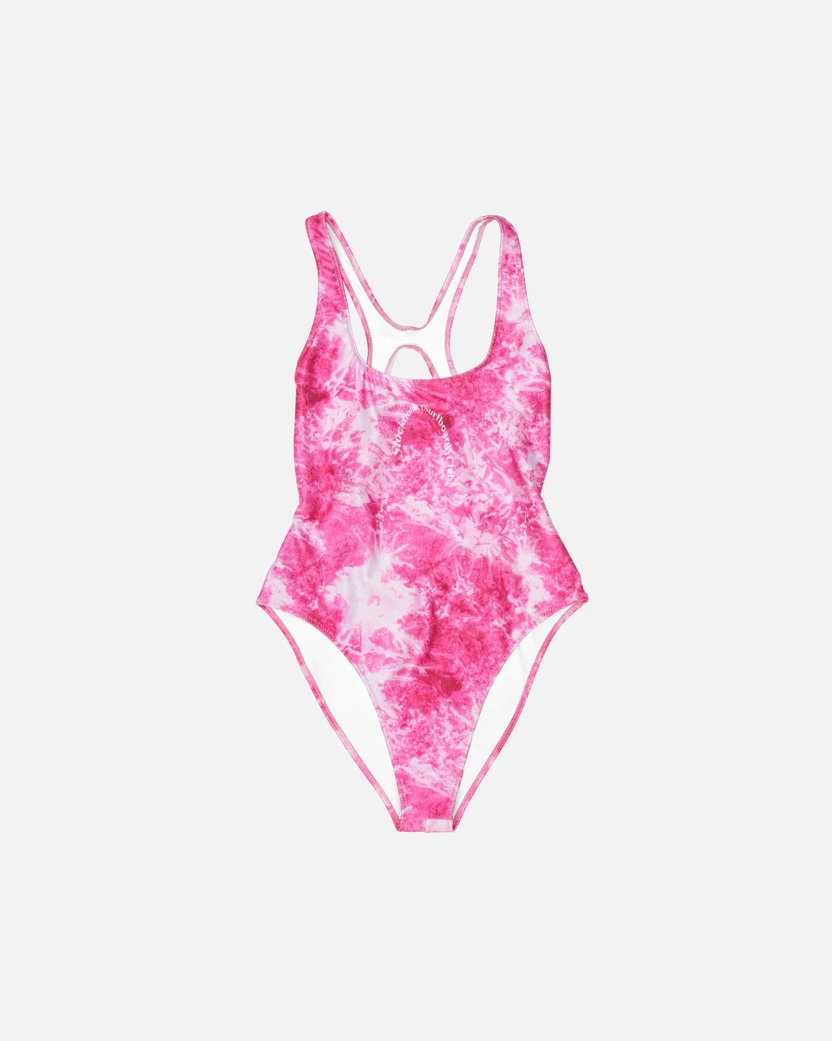 Logo Swimsuit Pink