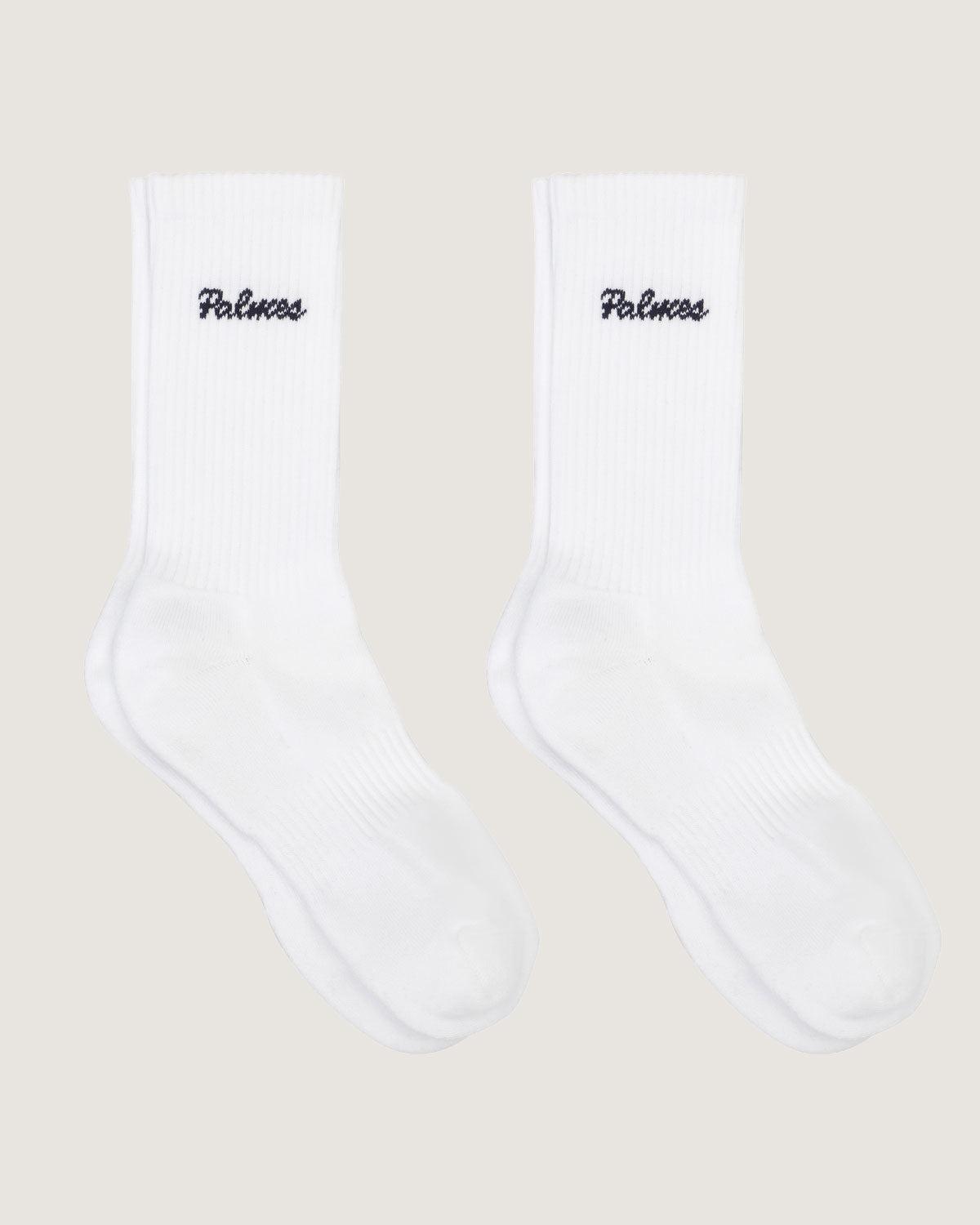 Logo Socks White - Double Pack