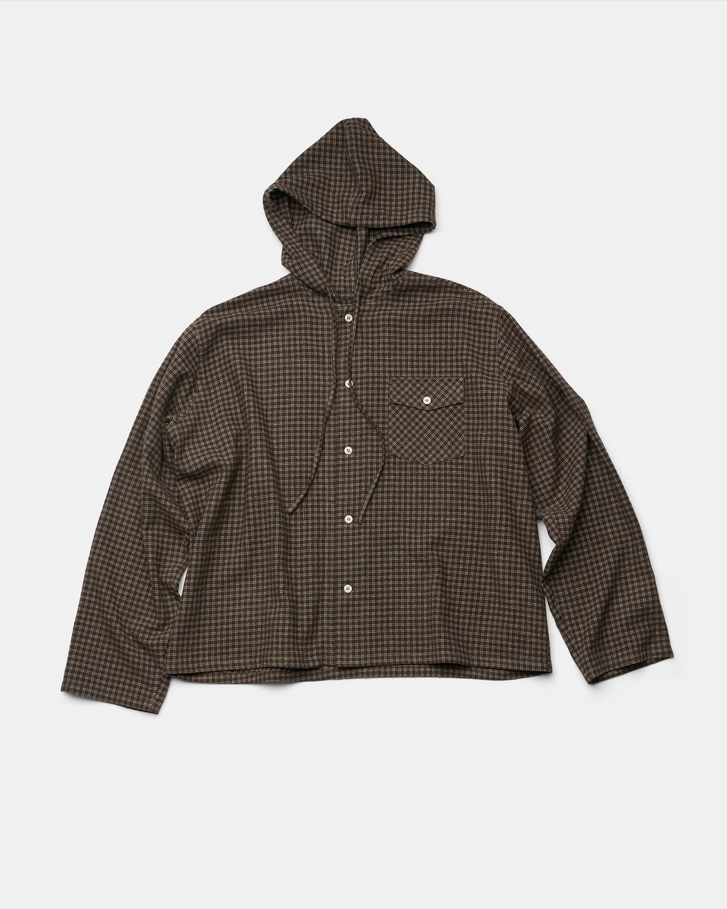 Hooded Flannel Overshirt by Stockholm Surfboard Club
