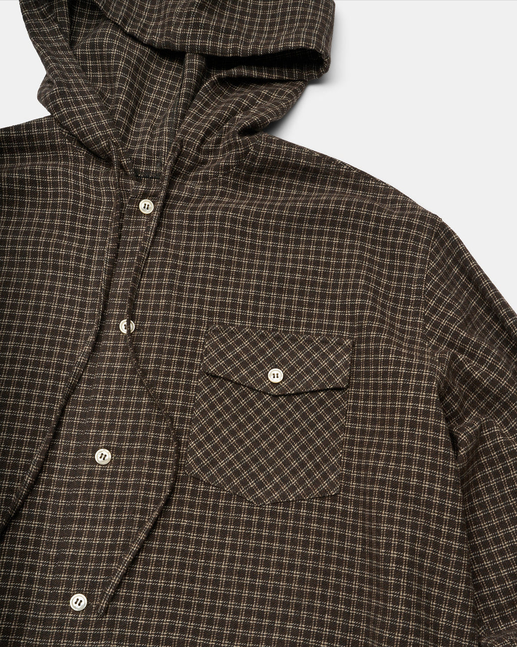 Hooded Flannel Overshirt by Stockholm Surfboard Club