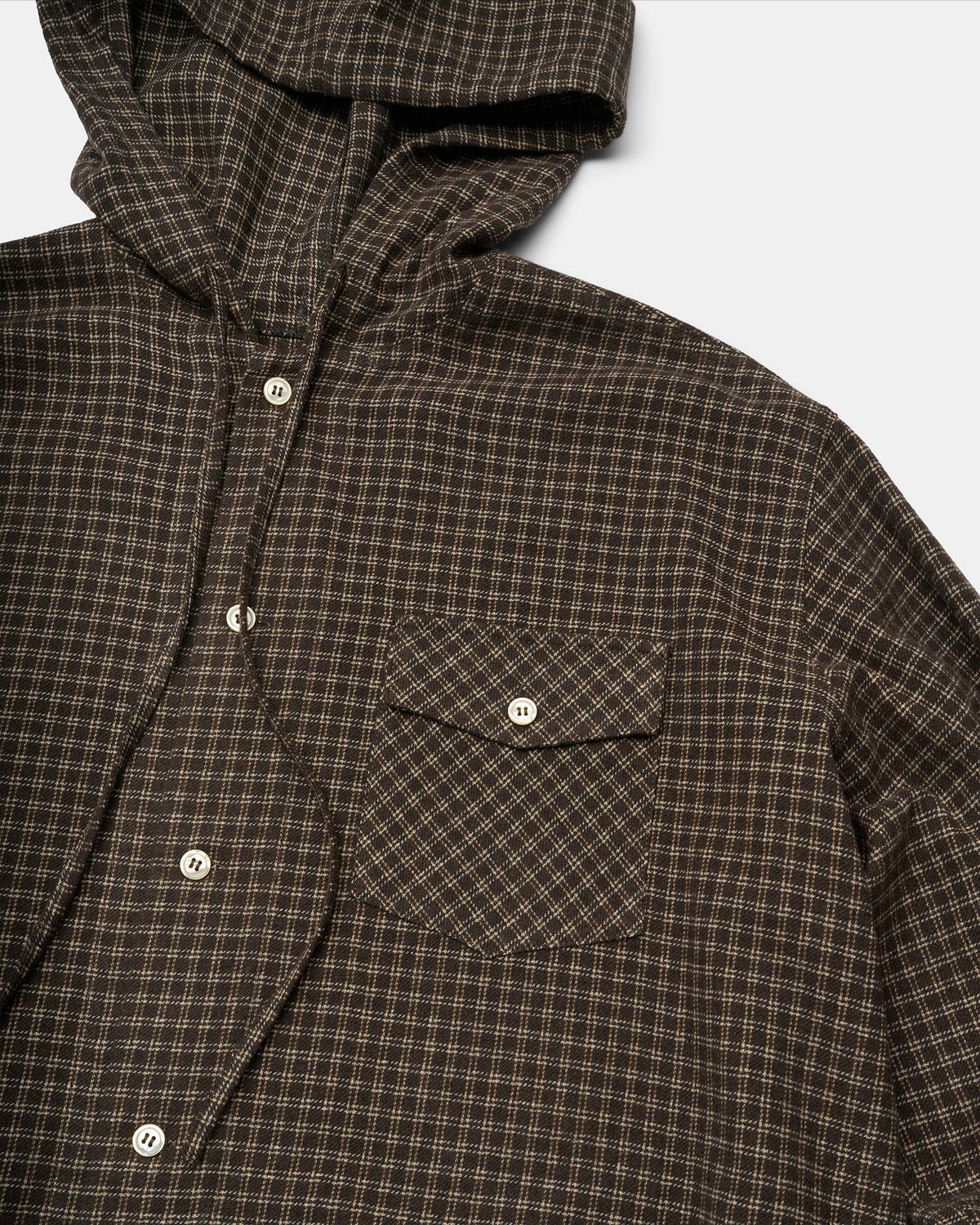 Hooded Flannel Overshirt by Stockholm Surfboard Club