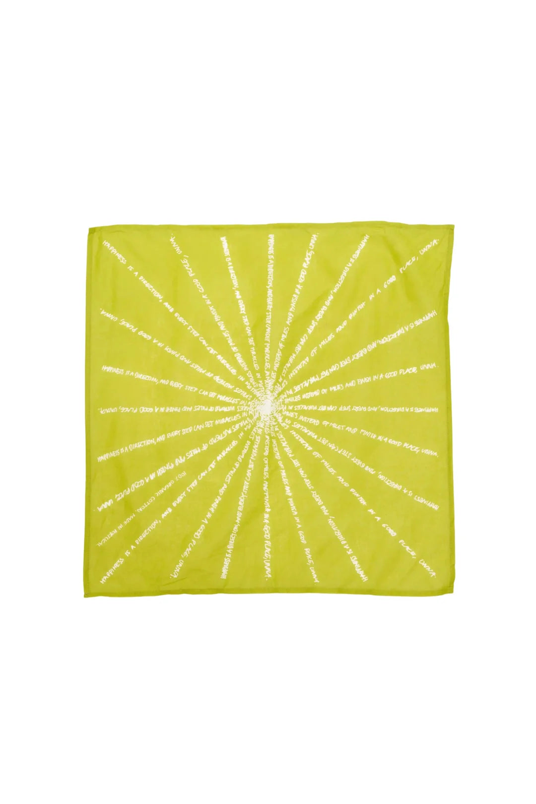 Mantra Scarf in Golden Green by UNNA