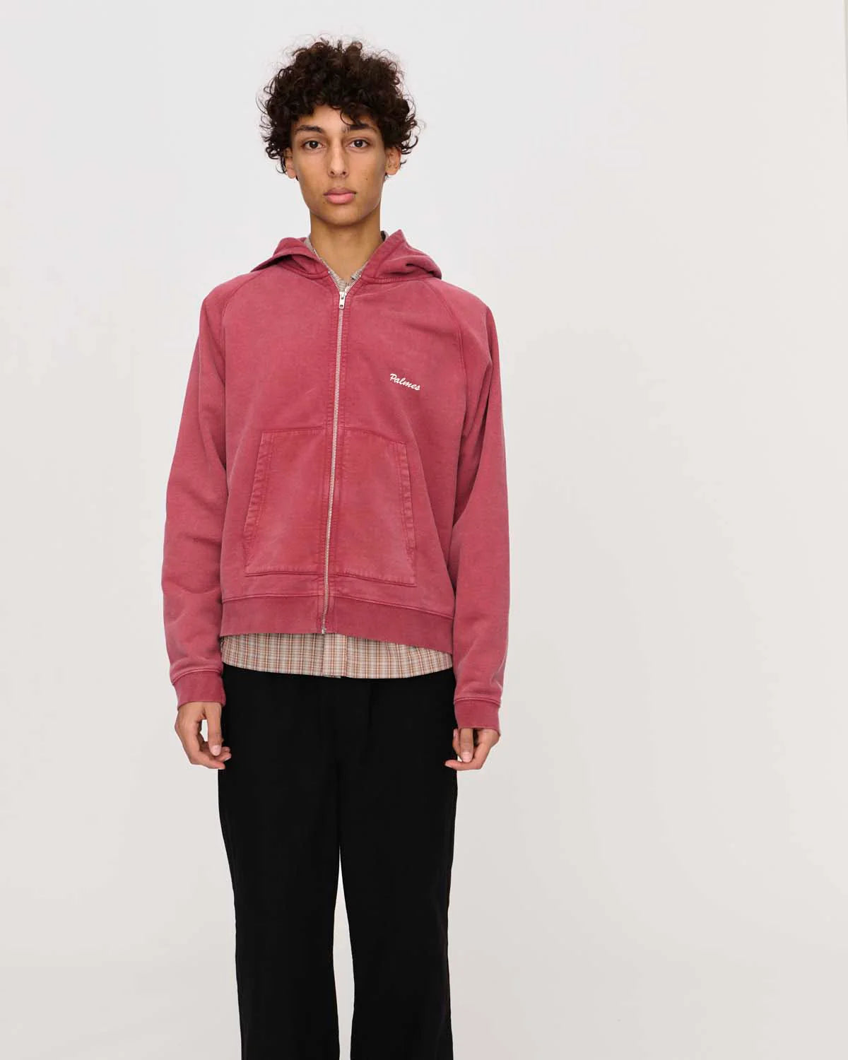 Logo Zip Hooded Sweatshirt by Palmes