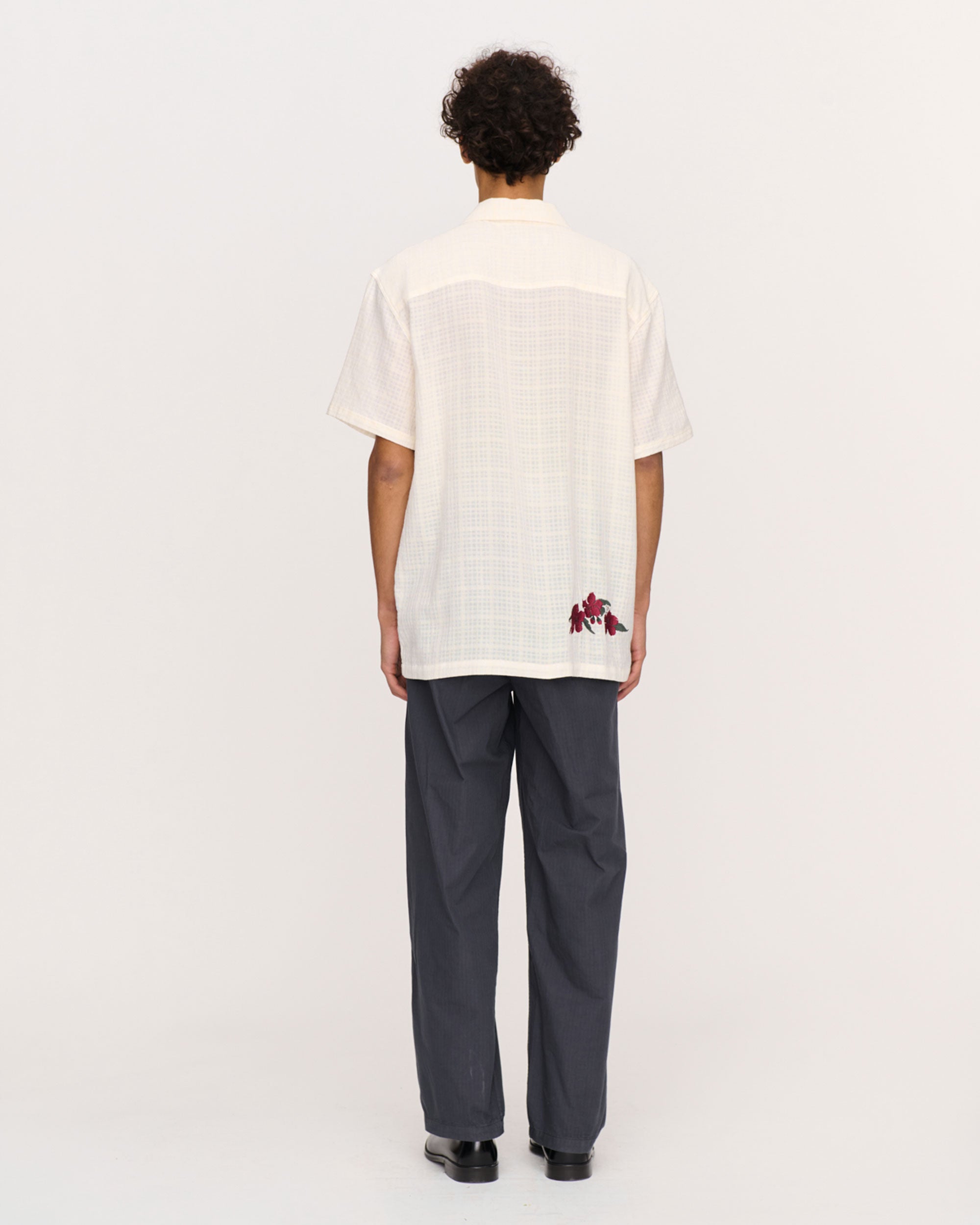 Ramus Camp-Collar Shirt Off-White