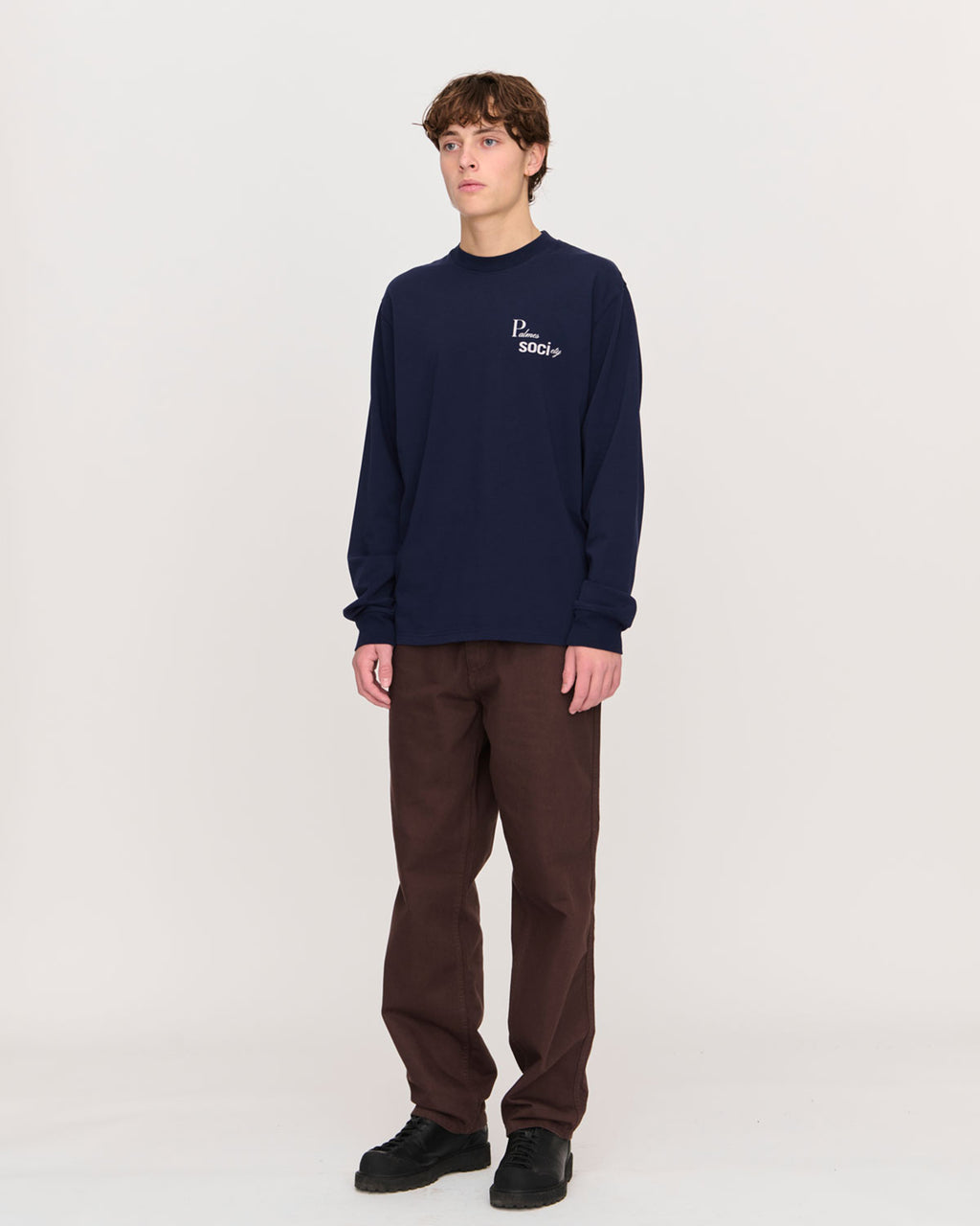 Piano LS T-Shirt Navy