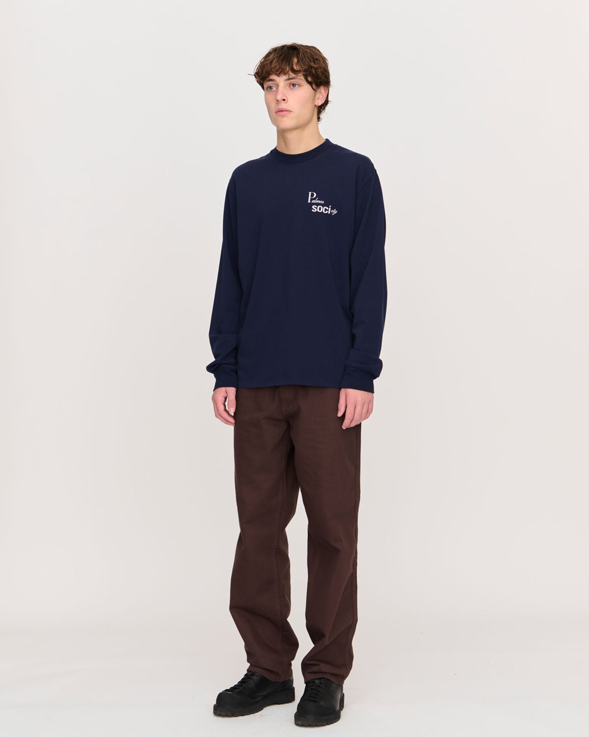 Piano LS T-Shirt Navy